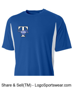 Spirit Gear Adult Cooling Performance Color Blocked Crew Design Zoom