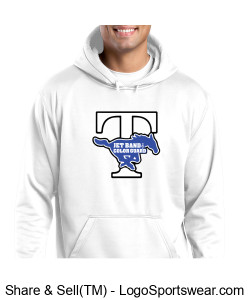 Spirit Gear "Jet Band and Color Guard" logo Performance Hoodie Design Zoom