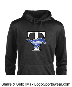 Spirit Gear "JET Band and Color Guard" logo black hoodie Design Zoom