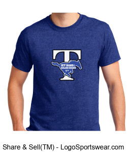 Spirit Gear "JET Band and Color Guard" logo pre-shrunk 100% cotton Design Zoom