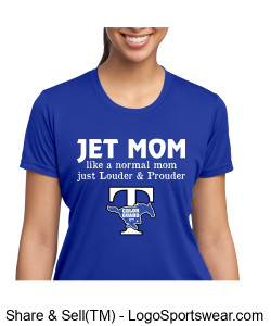 JET Color Guard Logo Mom Spirit TShirt Design Zoom