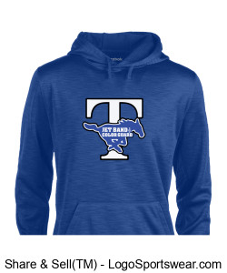 Spirit Gear "JET Band and Color Guard" Logo Adult Reebok Hoodie Design Zoom